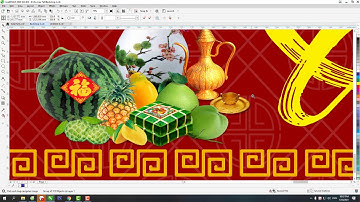 Backdrop 2 - Vectỏ tết 2021 - Phông tết Tân Sửu - Dữ Liệu Tết Free