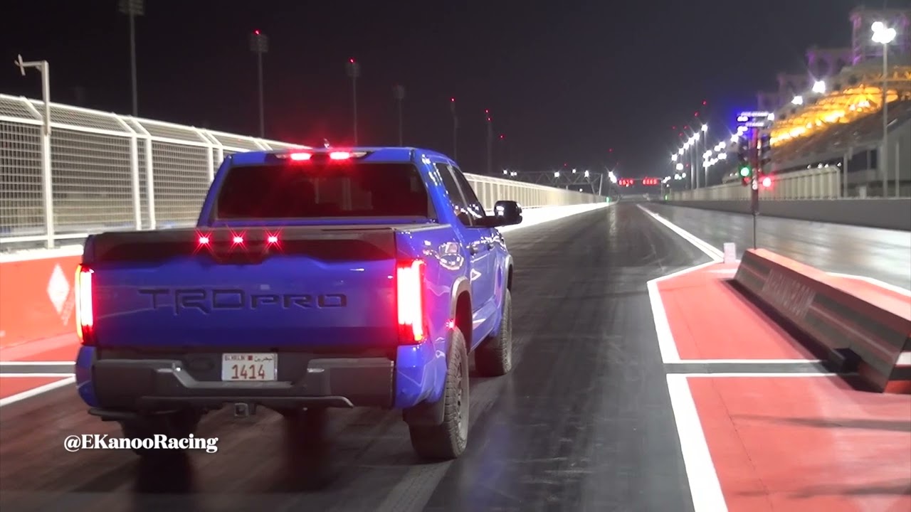 EKanooRacing’s 23’ Toyota Tundra TRD Pro Runs 13.6@160KM/H (100MPH)