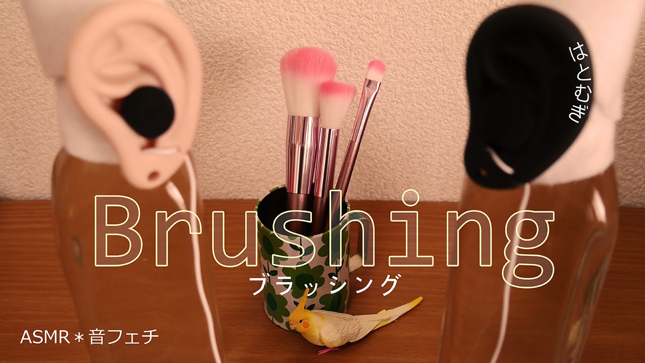 [ASMR] ブラッシング Mic Brushing [声なし-No Talking]