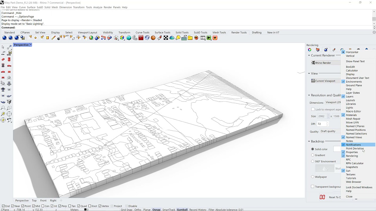 W4_Rhino Display Modes - Set your Sun & Exterior Lighting - YouTube