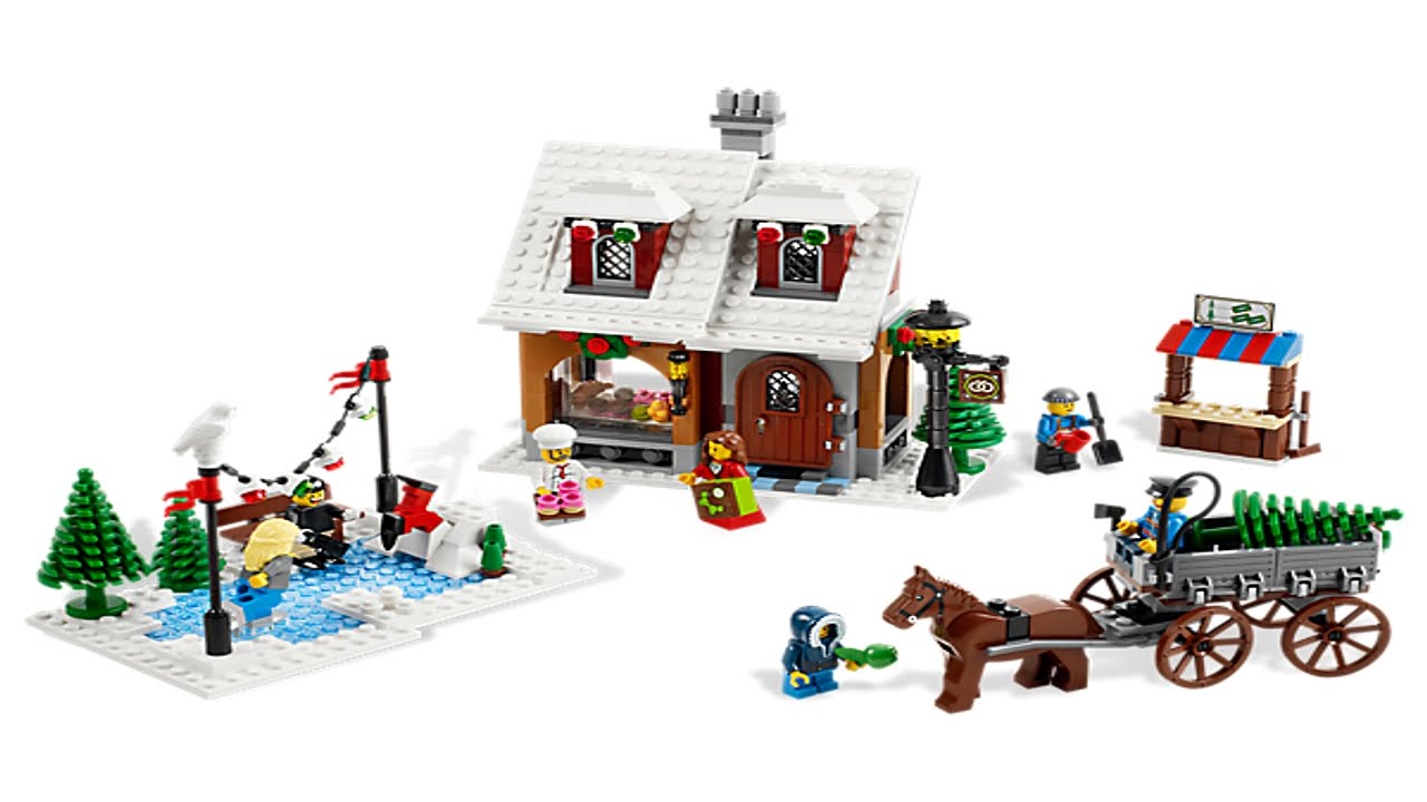 LEGO Creator Winter Village Market Set 10235 Review!