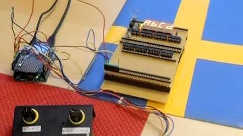 Arduino UNO char coding and display