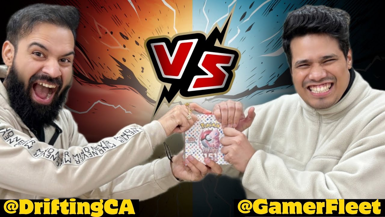GamerFleet vs DriftingCA | Pokemon Cards Battle in INDIA (Part 1)