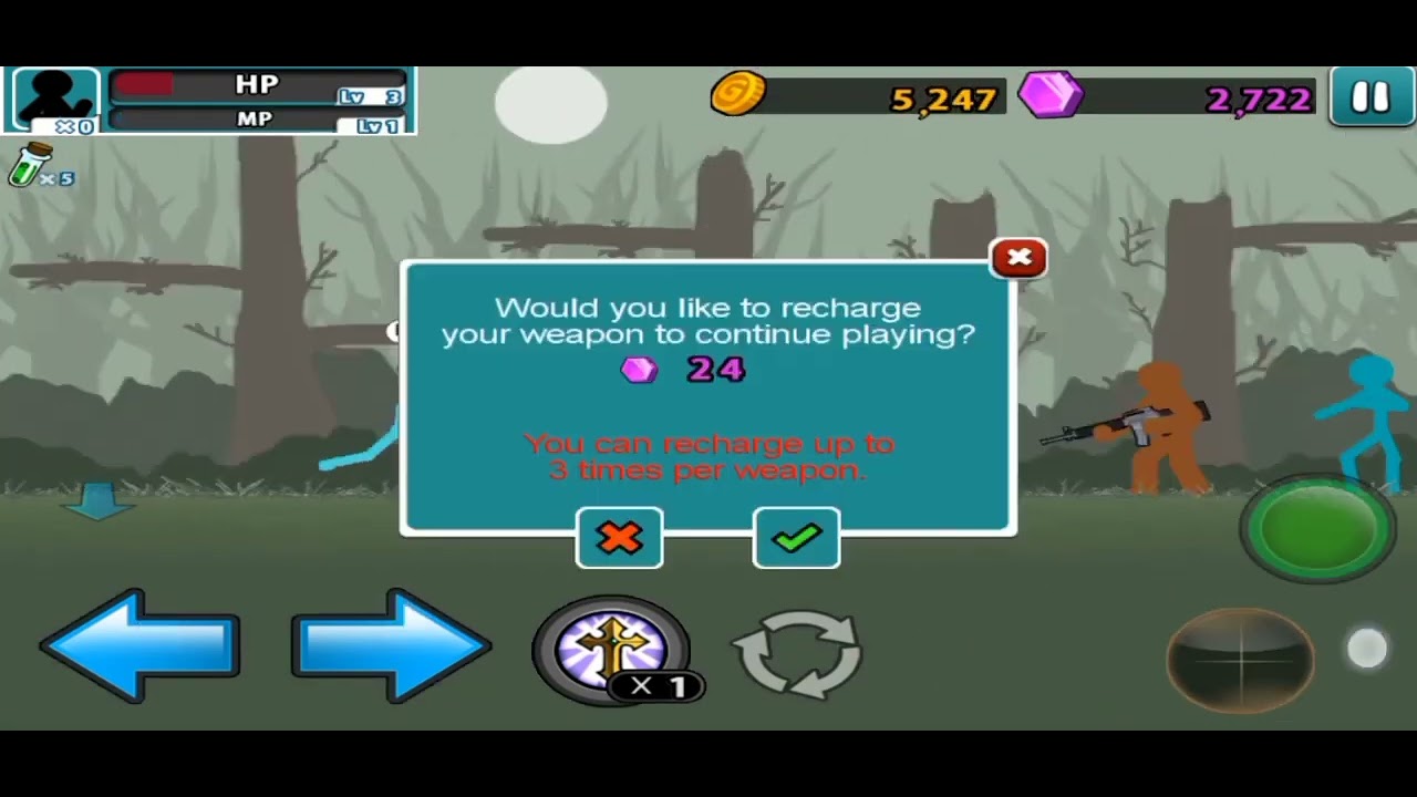 Anger of stick 5 , level 8 