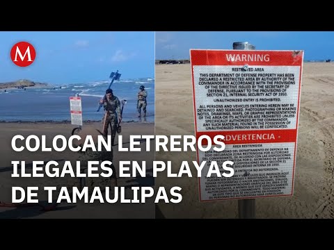 Illegal installation of "Restricted Area" signs denounced in ecological zone of Tamaulipas