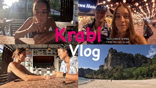 끄라비 여행 브이로그 🇹🇭 I 라일레이비치 • 야시장 • 천둥번개 - 태국(16) Krabi Travel Vlog 🇹🇭