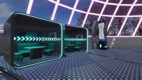 Modular Futuristic Sci-Fi Terminal Building Unity Asset Store