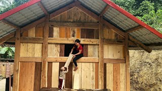 An \u0026 Bảo have put together the final planks to complete their beautiful and sturdy wooden house.