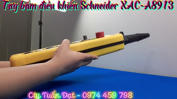 Tay bấm điều khiển Schneider XAC-A8913, nut bam dieu khien cau truc 8 nút 2 cấp tốc độ