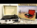 Digitnow record player turntable suitcase bluetoothfm radiousbsd card portvinyl to mp3 converter