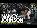 Training with nancy johnson  worlds strongest woman