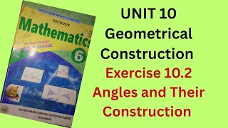 Math class 6 Exercise 10.2 All Question Angles and their construction| Ex 10.2 Angle bisection Q 1,2