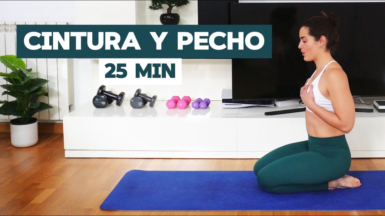 PILATES en CASA // CINTURA y PECHO// 25 MIN