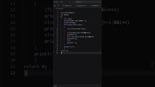 Dynamic Butterfly Pattern Program in C | Pattern Programming in C | C Programming Shorts #shorts