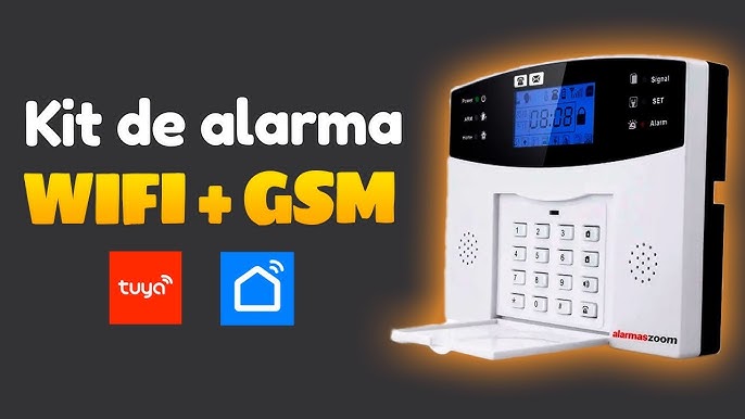 Alarma WiFi GSM hogar pantalla LCD 4 pulgadas color Tuya Smart AZ047