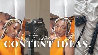 How I Come Up with Content Ideas | How to Create Consistent Content on Social Media (Part 2)
