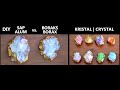 DIY Crystal From Alum vs. Borax | Şap ve Borakstan Kristal Yapımı #18