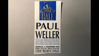 Paul Weller, Live 1993-12-05, Koeln, Live Music Hall