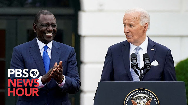 WATCH: Biden welcomes Kenyan President Ruto to the White House