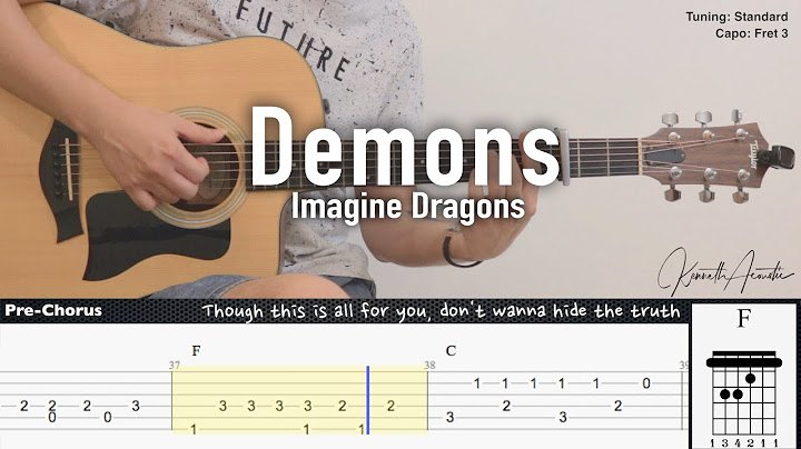 Demons Guitar version - Guitar performance video thumbnail