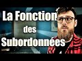 Trouver la fonction des subordonnes  explications et test 