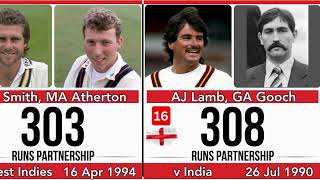 Englands Greatest Test Partnerships Ever Top 30 Highest Stands In Test Cricket History