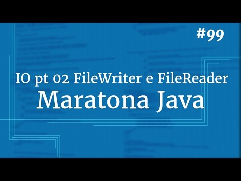 Vídeo: O FileWriter criará um arquivo?