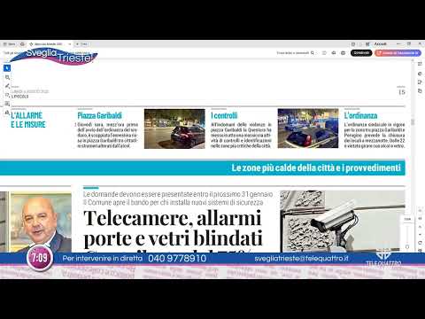 SVEGLIA TRIESTE! | 04/08/2025