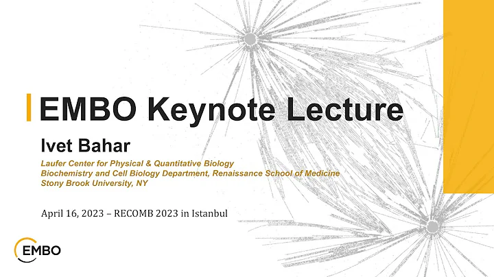 The EMBO Lecture: İvet Bahar. Confluence of structure-based models