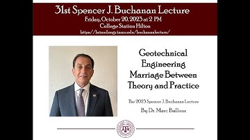 2023 Buchanan Lecture: Marc Ballouz: Marriage Between Theory and Practice