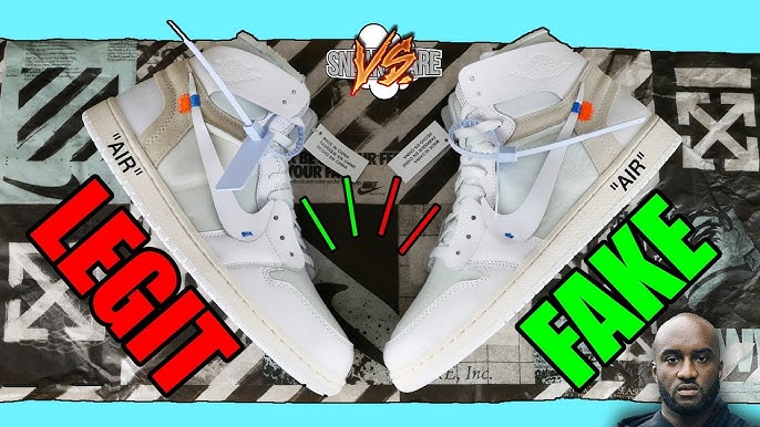 LOUIS VUITTON OFF–WHITE X NIKE AIR JORDAN 1S UNBOXING 