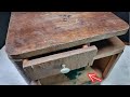 Ugly Nightstand Cabinet Transformed into a...Wine Minibar!? - Custom Restoration