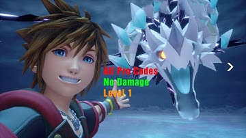 Kingdom Hearts III - Skoll No Damage/All Pro Codes (LV1 Critical Mode)