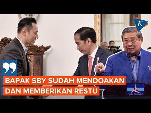 Restu dan Doa SBY untuk AHY Masuk Kabinet Jokowi