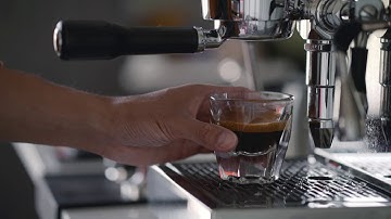 Making a cortado on an ECM Mechanika V Slim