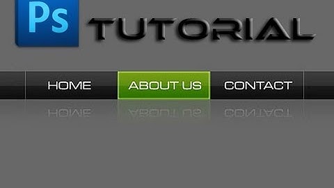 Photoshop Tutorial: Make your own CUSTOM menu bar!