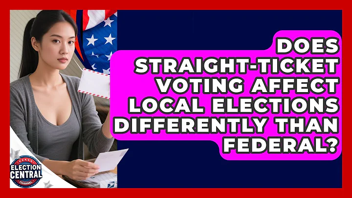 Does Straight-ticket Voting Affect Local Elections Differently Than Federal?