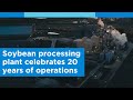 Soybean processing facility celebrates 20th anniversary
