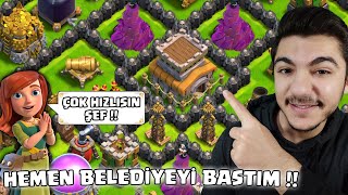 Beledi̇ye 8 Olduk Ama Hemen Beledi̇yeyi̇ Bastim - Clash Of Clans