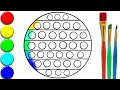 How to Draw Circle POP IT 🎨 | Easy POPIT Drawing Step-by-Step for Kids &amp; Beginners