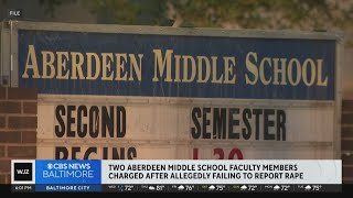 Aberdeen Middle School faculty members allegedly failed to report rape