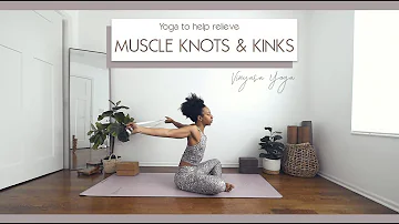 Yoga to help relieve KINKS and SORENESS (w/strap + blocks) 🤍 | Bright and Salted Yoga