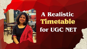 UGC NET Preparation Guide | How to Build a Timetable That Actually Works⏳📚