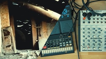 No Input Mixer with Korg Volca Beats and Zoom g1on Jam and Scary School Attic Exploration