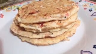 فطائر صحية بالمقلاة من المطبخ الكوري Korean pancake