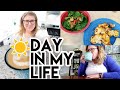 DAY IN THE LIFE OF A WORK AT HOME MOM 💻 COOK WITH ME 🍝 BAKED TORTELLINI + SPINACH SALAD