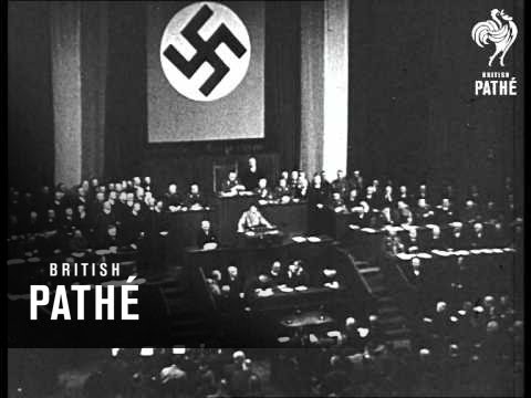 Reichstag Address On Disarmament Aka Hitler Speaking At Reichstag On Disarmament