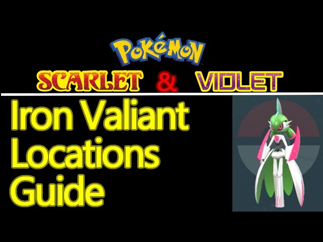 How To Find Gallade and Gardevoir Paradox Form Iron Valiant In Pokemon  Violet