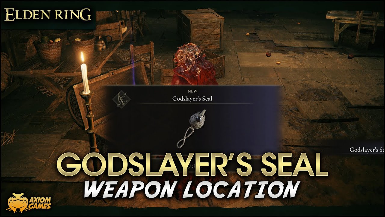 Elden Ring Godslayer's Seal Weapon Location YouTube
