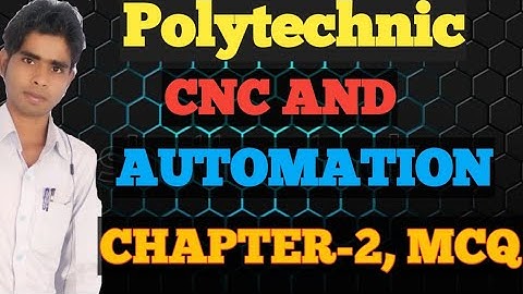 Cnc and Automation, Chapter 2, MCQ Question #cncobjective #polytechnicobjective #mcqquestion